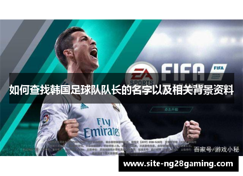 如何查找韩国足球队队长的名字以及相关背景资料