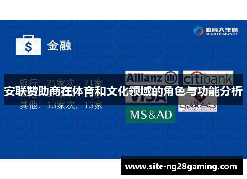 安联赞助商在体育和文化领域的角色与功能分析